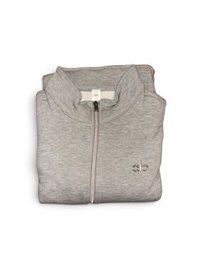 ALO Yoga | Sweaters | Alo Yoga Accolade 4 Zip Sweatshirt Grey Large Nwt ...